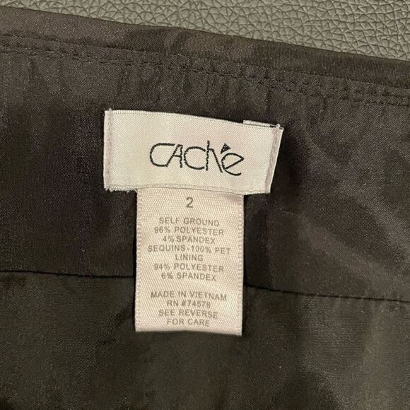 CACHE Sequined Mini Skirt - Picture 7 of 14